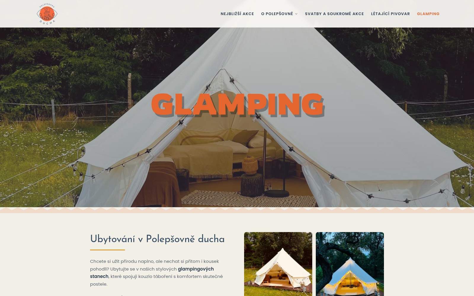 Polepšovna ducha – bar, glamping a akce – náhled 2