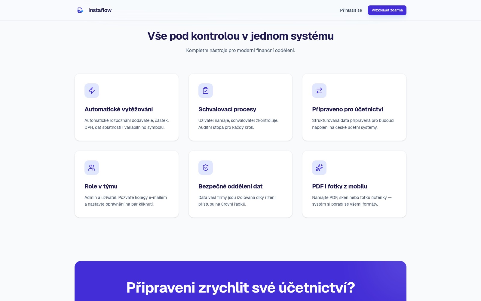 Instaflow – chytré zpracování faktur – náhled 3