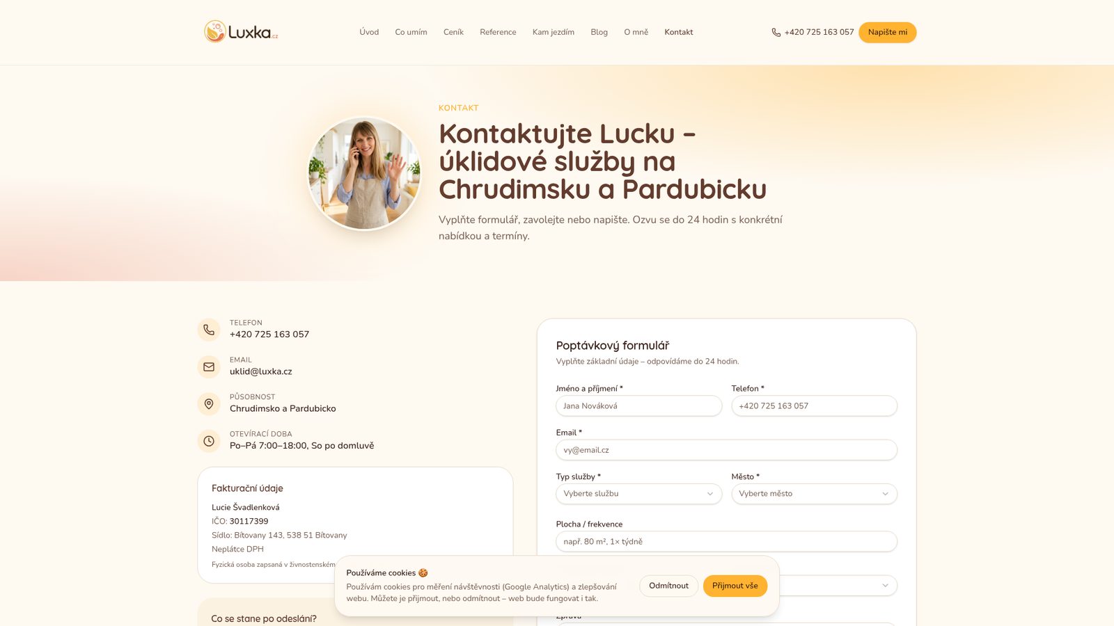 Luxka – úklidové služby – náhled 2