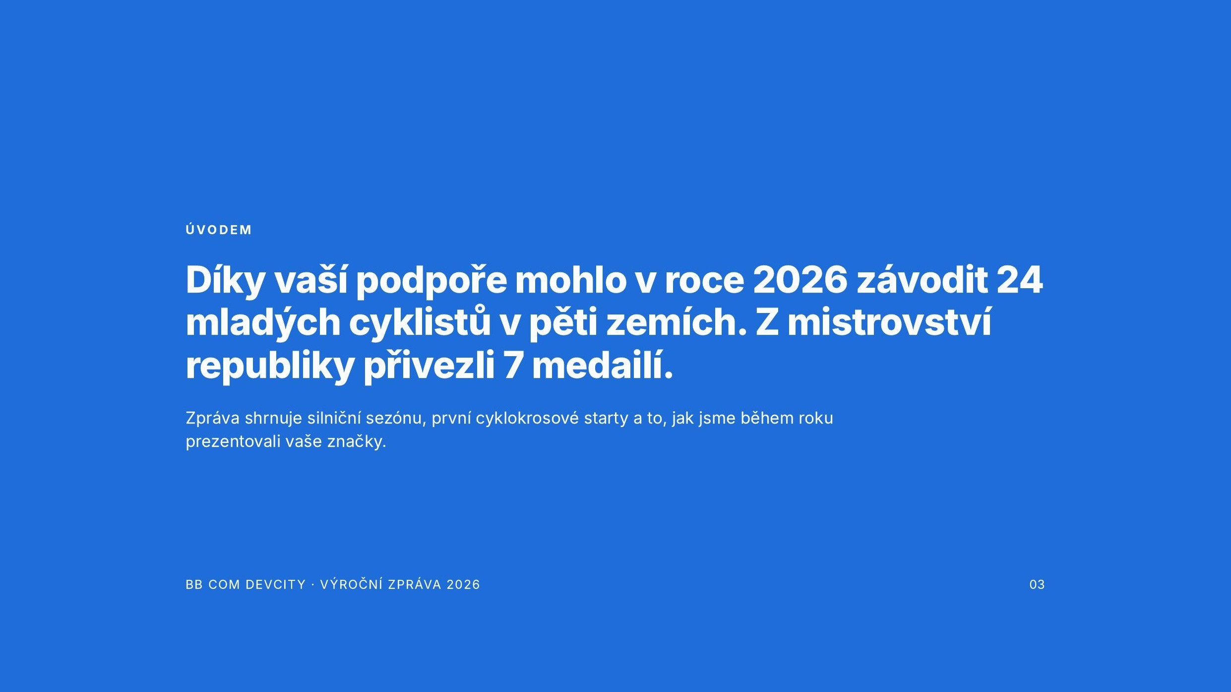 BB Com Devcity – Výroční zpráva 2026 – náhled 3